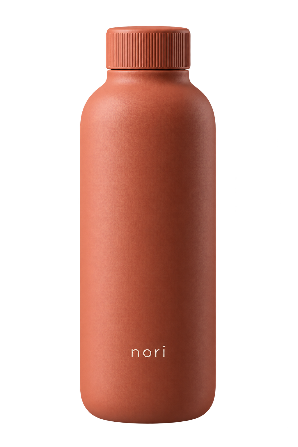 AI-generated terracotta reusable bottle used as source material